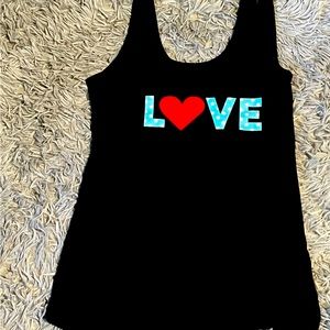 Black tank top size Large